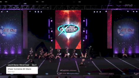 Cheer Extreme All-Stars - Black Out [2024 Level 6 Senior XSmall Coed Day 2] 2024 The All Out Grand Nationals