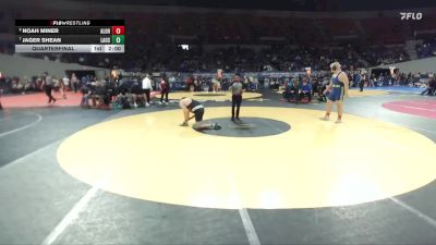 6A Boys 285 lbs Quarterfinal - Jager Shean, Lake Oswego Boys vs Noah Miner, Aloha Boys