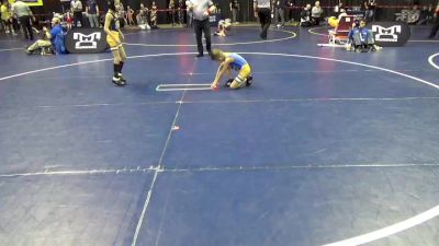 50 lbs Round Of 32 - Derrick Crawford, Oil City vs Bronson Perkins, Valley
