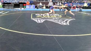 Girls-140 lbs Cons. Round 1 - Karen Bishop, Grand Rapids Kenowa Hills (Girls) vs Stella Eachen, Three Rivers (Girls)