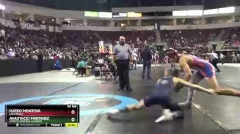 5A 138 lbs Cons. Round 2 - Anastacio Martinez, Atrisco Heritage Academy vs Mateo Montoya, Las Cruces
