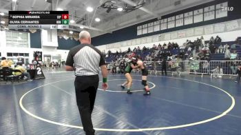 135 lbs Cons. Round 3 - Olivia Cervantes, Bonita vs Sophia Miranda, Esperanza