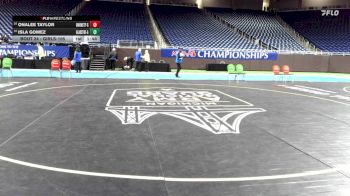 Girls-105 lbs Champ. Round 1 - Isla Gomez, Gladstone (Girls) vs Onalee Taylor, Union City (Girls)