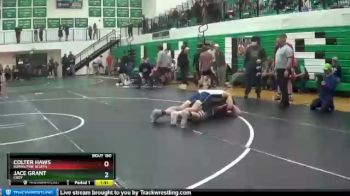 195 lbs Quarterfinal - Jace Grant, Cody vs Colter Haws, Burns/Pine Bluffs