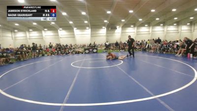 145 lbs Jameson Strickland, Pennsylvania Blue vs Naomi Gearheart, Ohio Blue
