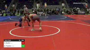 182 lbs Semifinal - Darian Thacher, Newberg vs Asher Ruchti, Salem Elite