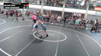 164-175 lbs Champ. Round 1 - Andre Auernhamer, SouthStrong vs Benjamin Geske, Newman Central Catholic