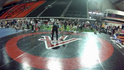 43.4-48 lbs Champ. Round 2 - Raxtin Turner, Utah vs Bridger Stratton, Utah
