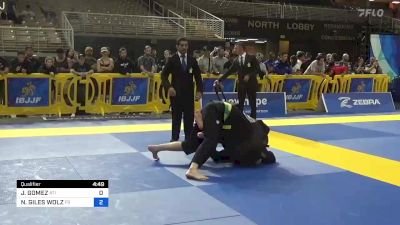 JAVIER GOMEZ vs NICHOLAS GILES WOLZ 2023 Pan Jiu Jitsu IBJJF Championship