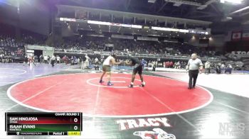 285 lbs Champ. Round 2 - Sam Hinojosa, Stagg vs Isaiah Evans, Manteca