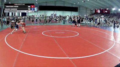 113 lbs Cons. Round 2 - Brayden Head, Contenders Wrestling Academy vs Julian Hanson, The Wrestling Academy