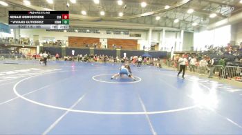 165 lbs Champ. Round 2 - Kenaje Demosthene, Unattached vs Viviano Gutierrez, Merchant Marine