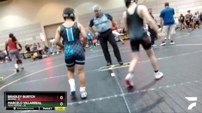 92 lbs Finals (8 Team) - Bradley Burtch, Belding vs Marcelo Villarreal, Team Gotcha