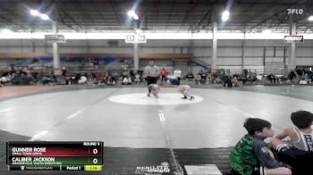 54 A Round 3 - Caliber Jackson, Grangeville Youth Wrestling vs Gunner Rose, Small Town Grims