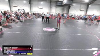 92 lbs Round 1 (3 Team) - Selena Hagood, Lady Reapers vs Ariana Manlove, Reverence Wrestling