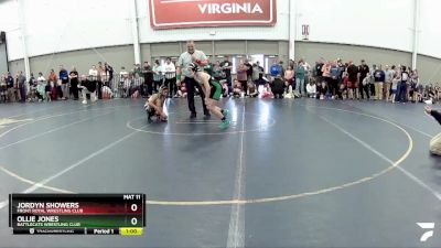 83-88 lbs Round 2 - Jordyn Showers, Front Royal Wrestling Club vs Ollie Jones, Battlecats Wrestling Club