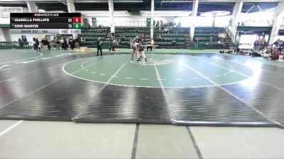 180 lbs 1st Place Match - Isabella Phillips, Gannon University vs Erin Martin, Tiffin University