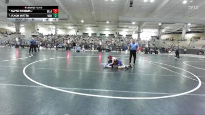 120 lbs Semifinal - Jaxon Watts, Warren Co Wrestling vs Smith Forbush, Dragon Wrestling Club