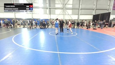 132 lbs Quarters - Cash Boos, Thurston County Wrestling Club vs Bendeguz Nance, Washington