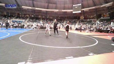 67 lbs Quarterfinal - Ledger Wright, Powerhouse Wrestling Club vs Hudson Hood, Collinsville Cardinal Youth Wrestling