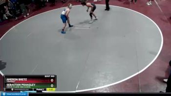 160 lbs Champ. Round 3 - Ameron Bretz, Tonasket vs Sebastian Prangley, Coeur D`Alene High School