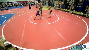 66 lbs Consi Of 4 - Axton Abney, Broken Bow Youth Wrestling vs Cael Pritchard, Bristow Youth Wrestling