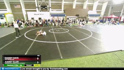 80 lbs Semifinal - Audrey Eller, Sanderson Wrestling Academy vs Kassidy Davis, Mat Demon WC