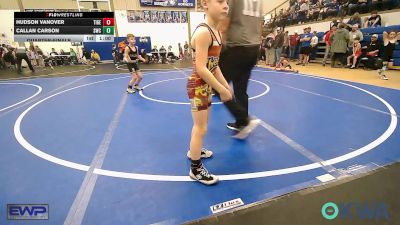 64 lbs Quarterfinal - Hudson Vanover, Tiger Trained Wrestling vs Callan Carson, Salina Wrestling Club