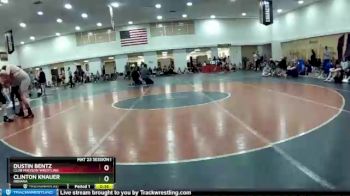 130 lbs Semifinal - Clinton Knauer, Indiana vs Dustin Bentz, Club Madison Wrestling