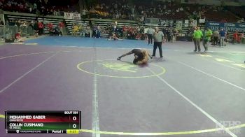 D 1 132 lbs Cons. Round 5 - Collin Cusimano, St. Pauls vs Mohammed Gaber, Chalmette