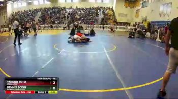 132 lbs Cons. Round 2 - Dennis Bodin, Manatee Wrestling vs Yandro Soto, CFWA @ LHP