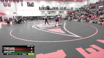 215 lbs Cons. Round 3 - Tyler Sloan, Columbia (Burbank) vs Adam Dalan, Walla Walla