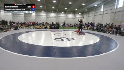 105 lbs Blythe Letters, Pennsylvaniia Red vs Carson Ava Robertson, South Carolina