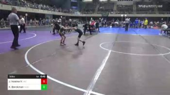 56 lbs Round Of 16 - John Inzaina V, Lincoln University vs Xavier Berckman, Audubon