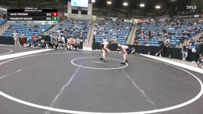 174 lbs Quarterfinal - Braedyn Rakes, Morningside (Iowa) vs Jake Prudek, Doane University