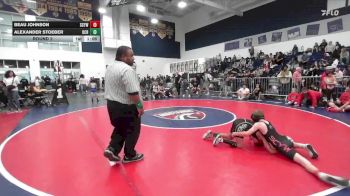 72-81 lbs Round 2 - Alexander Stoeber, OCRTC vs Beau Johnson, San Clemente Youth Wrestling