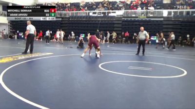184 lbs Champ. Round 1 - Adam Arvizu, Sacramento City College vs Mitchell Semaan, Mt. San Antonio College