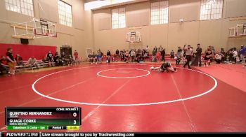 120 lbs Cons. Round 2 - Quintino Hernandez, Zillah vs Guage Corke, Kiona Benton