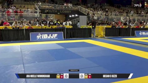 Ava Noelle Winningham vs Megan C Iozzo 2025 Pan Kids Jiu-Jitsu IBJJF Championship