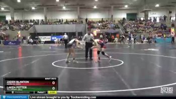 Girls 107 lbs Champ. Round 1 - Jaden Blanton, Union Co. Girls vs Laken Potter, Tullahoma Girls