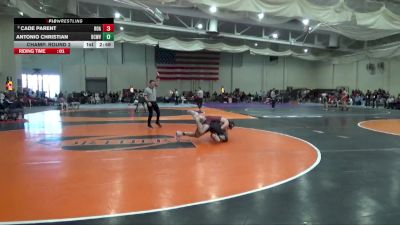 165 lbs Champ. Round 2 - Antonio Christian, Bethany College vs Cade Parent, Roanoke College