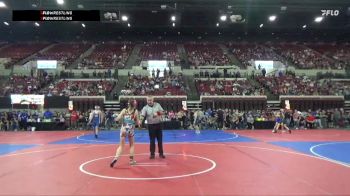 109 lbs Champ. Round 2 - Laney Frieboes, Miles City Wrestling Club vs Isabella Hetzel, Thermopolis Wrestling Club