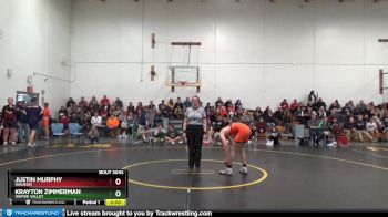 DIVISION 7 lbs Round 2 - Justin Murphy, Waukon vs Krayton Zimmerman, Wapsie Valley