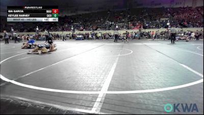 145 lbs Semifinal - Gia Garcia, Wagoner Takedown Club vs Keylee Harvey, CacheWrestlingClub