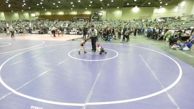 46 lbs Quarterfinal - Dillon Torres, Truckee WC vs Collin Crow, Gladiator Wrestling