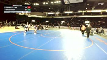 Girls 190 lbs Semifinal - Corrie Collins, Highline (Girls) vs Vida Cienega, Everett (Girls)