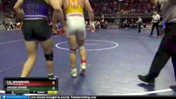 1 lbs Quarterfinal - Cal Wanninger, Kuemper Catholic vs Jayden Soard, South Central Calhoun