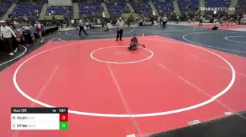 74 lbs Rr Rnd 2 - Rhyler Wyatt, Black Cat WC vs Czarlie Diffee, Mountain Wrestling