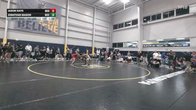 150 lbs Consolation - Jason Kays, Brodheadsville vs Jonathan Mason, West Orange