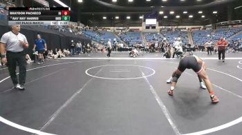125 lbs 1st Place Match - Braydon Pacheco, Friends University vs Ray Ray Harris, Doane University